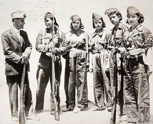 mujeres en la guerra civil española